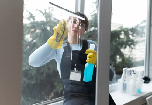 Nettoyage de vitres intérieures et extérieures à Sainte-Geneviève